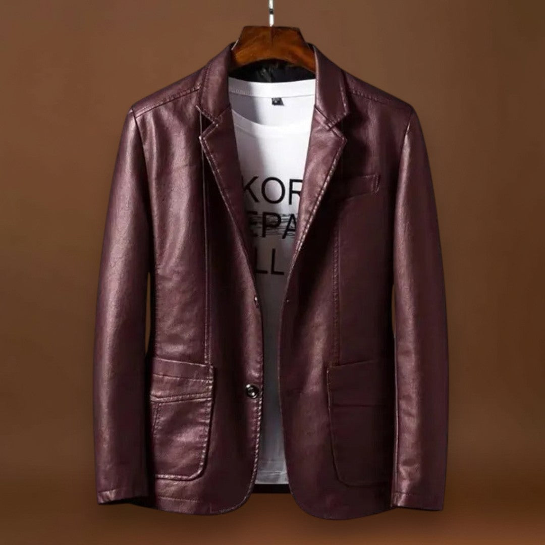 Roderick - Casaco de Cabedal Elegante