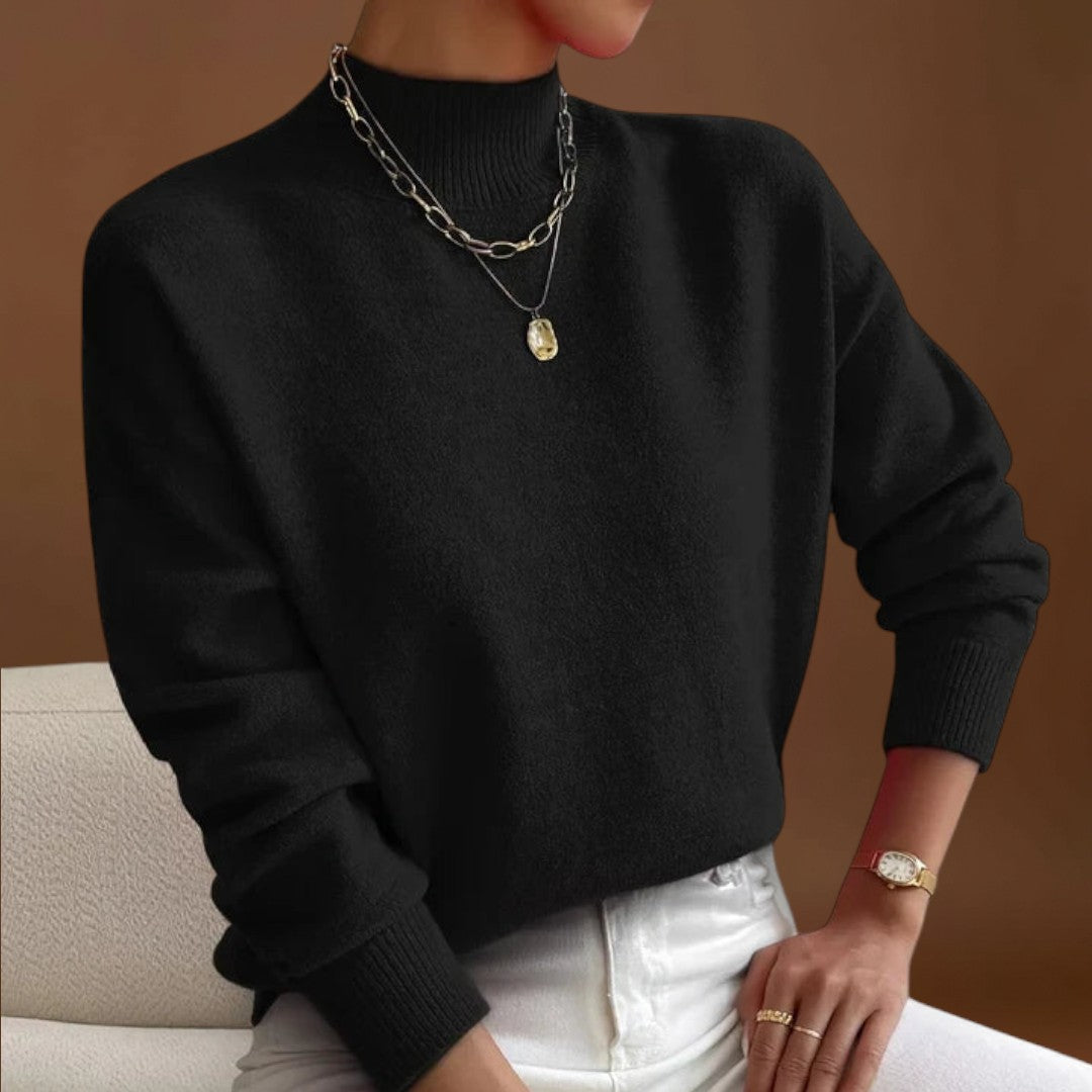 Rute - Suéter Elegante de Gola Alta