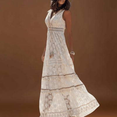 Érica - Vestido em estilo boêmio