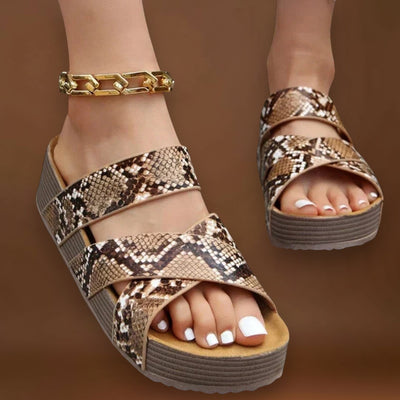 Laura - Sandálias ortopédicas em pele