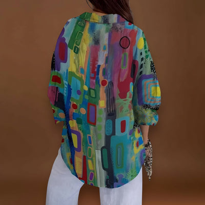 Rute - Camisa Artística Explosão de Cor