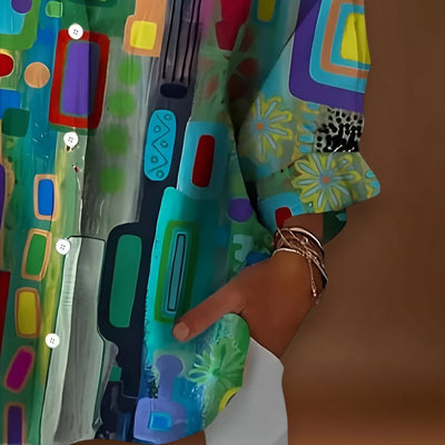 Rute - Camisa Artística Explosão de Cor