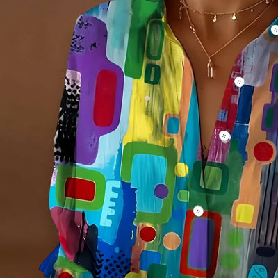 Rute - Camisa Artística Explosão de Cor