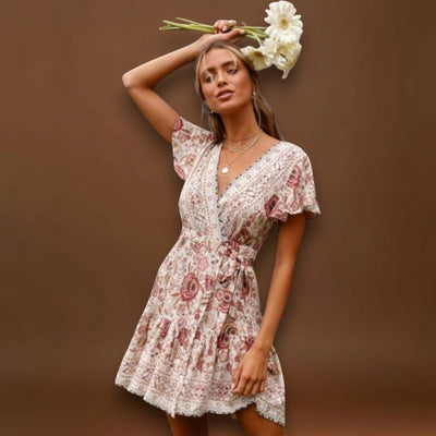 Adélia - Vestido curto boho