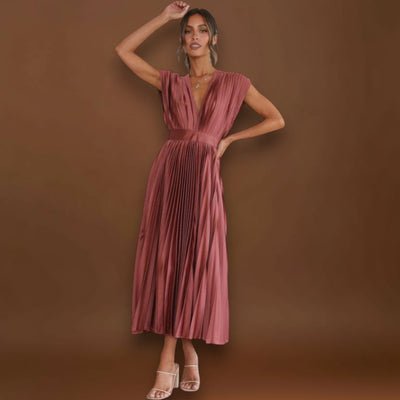 Eduarda - Vestido midi elegante