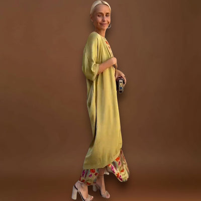 Julia – Vestido maxi com casaco a condizer