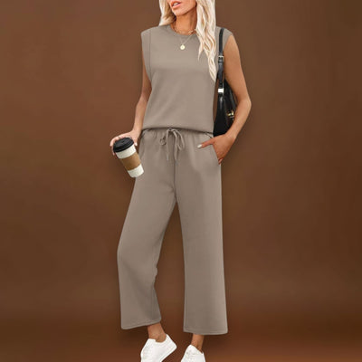 Lourdes - Conjunto feminino de duas peças