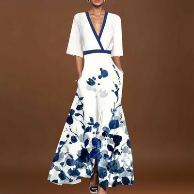 Inês - Vestido de senhora com manga elegante