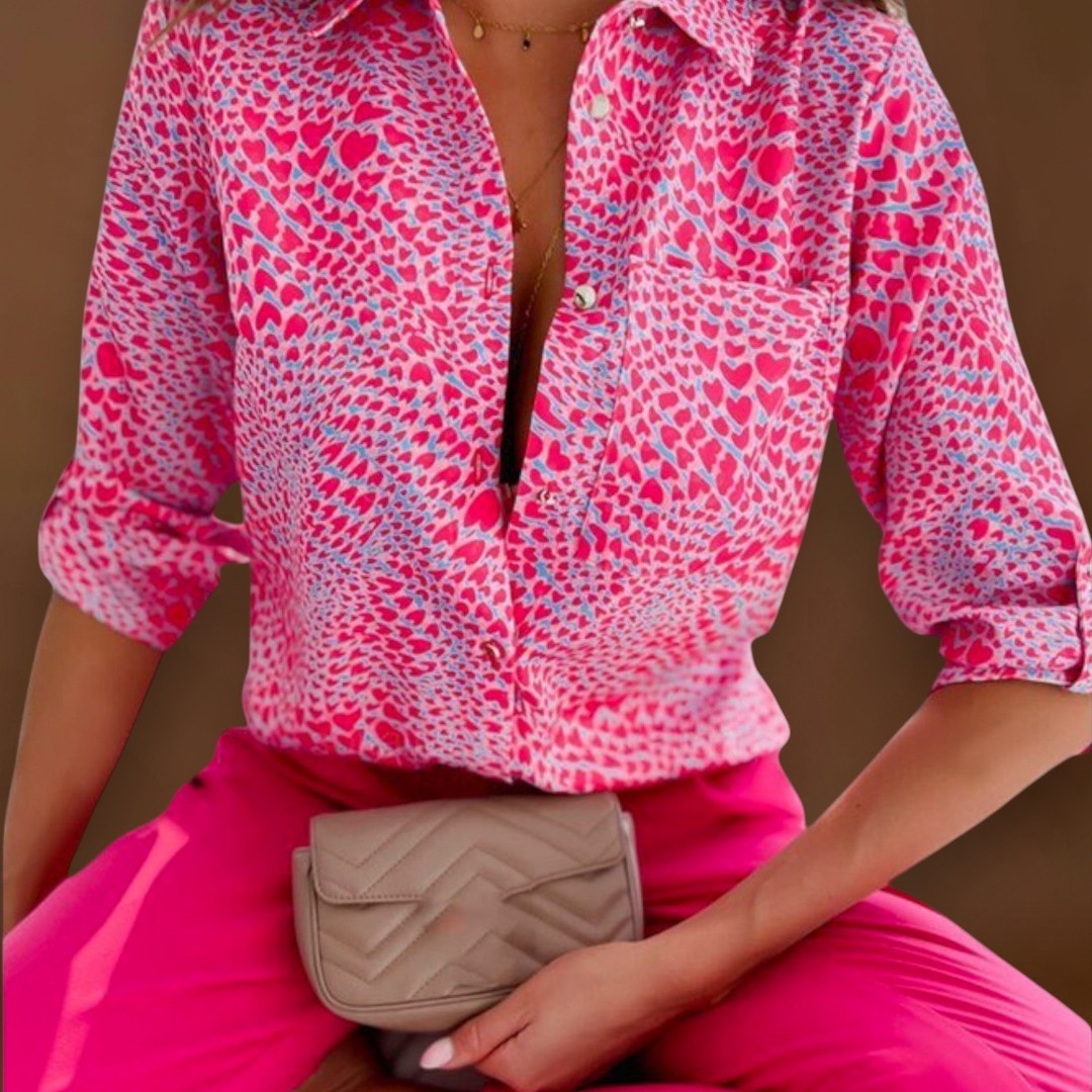 Maria - Blusa com gola clássica